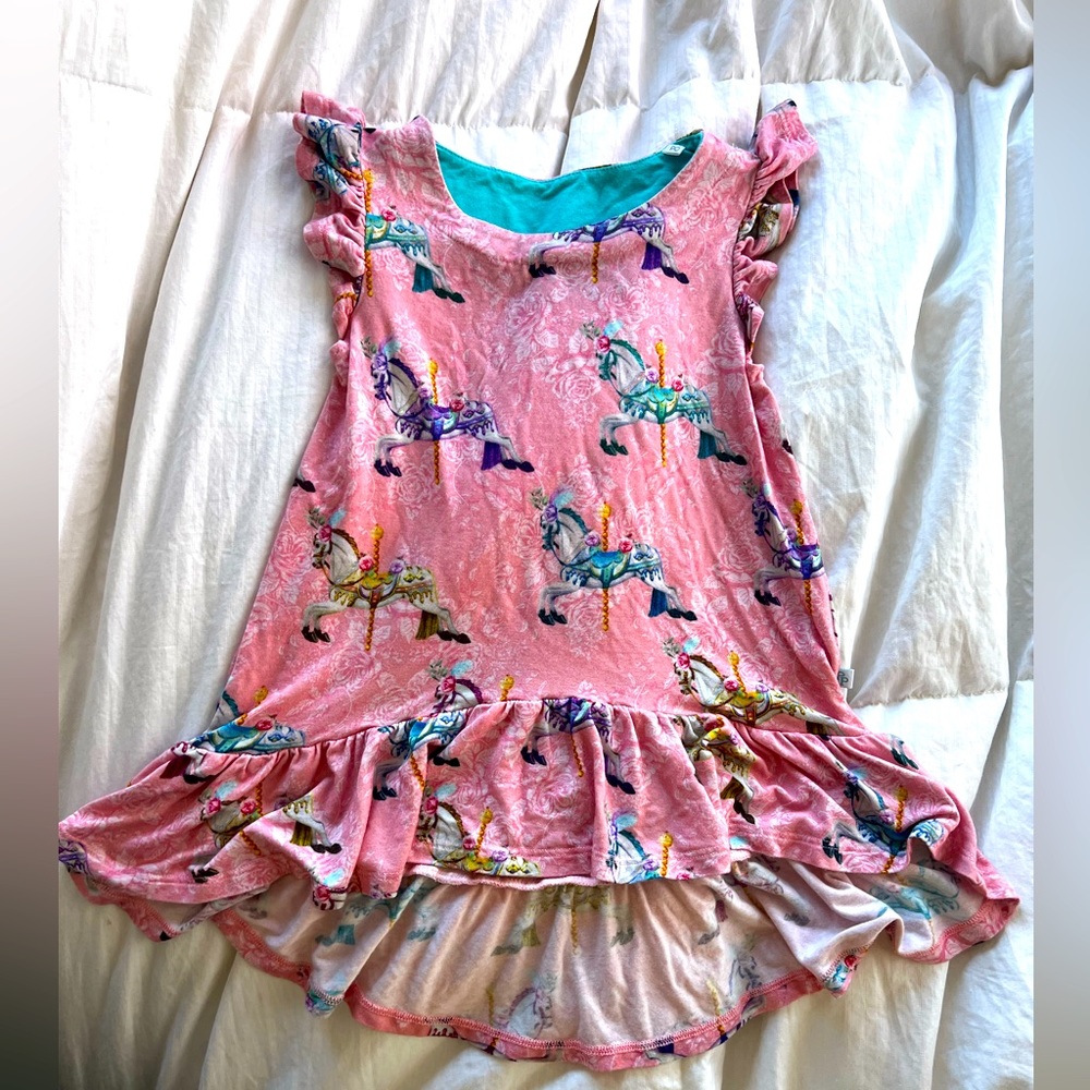 Posh peanut Claudine hi lo dress